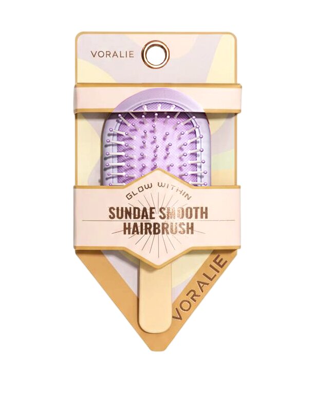 VR-18 Sundae Smooth Hairbrush (Brown)