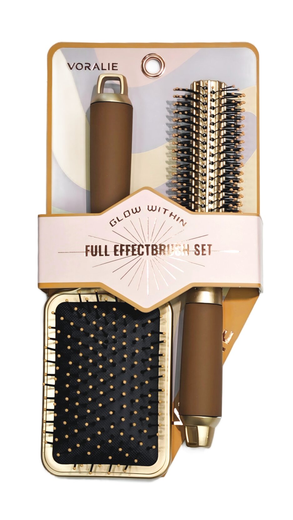 VR-03 Full Effect Brush Set (Brown Gold)