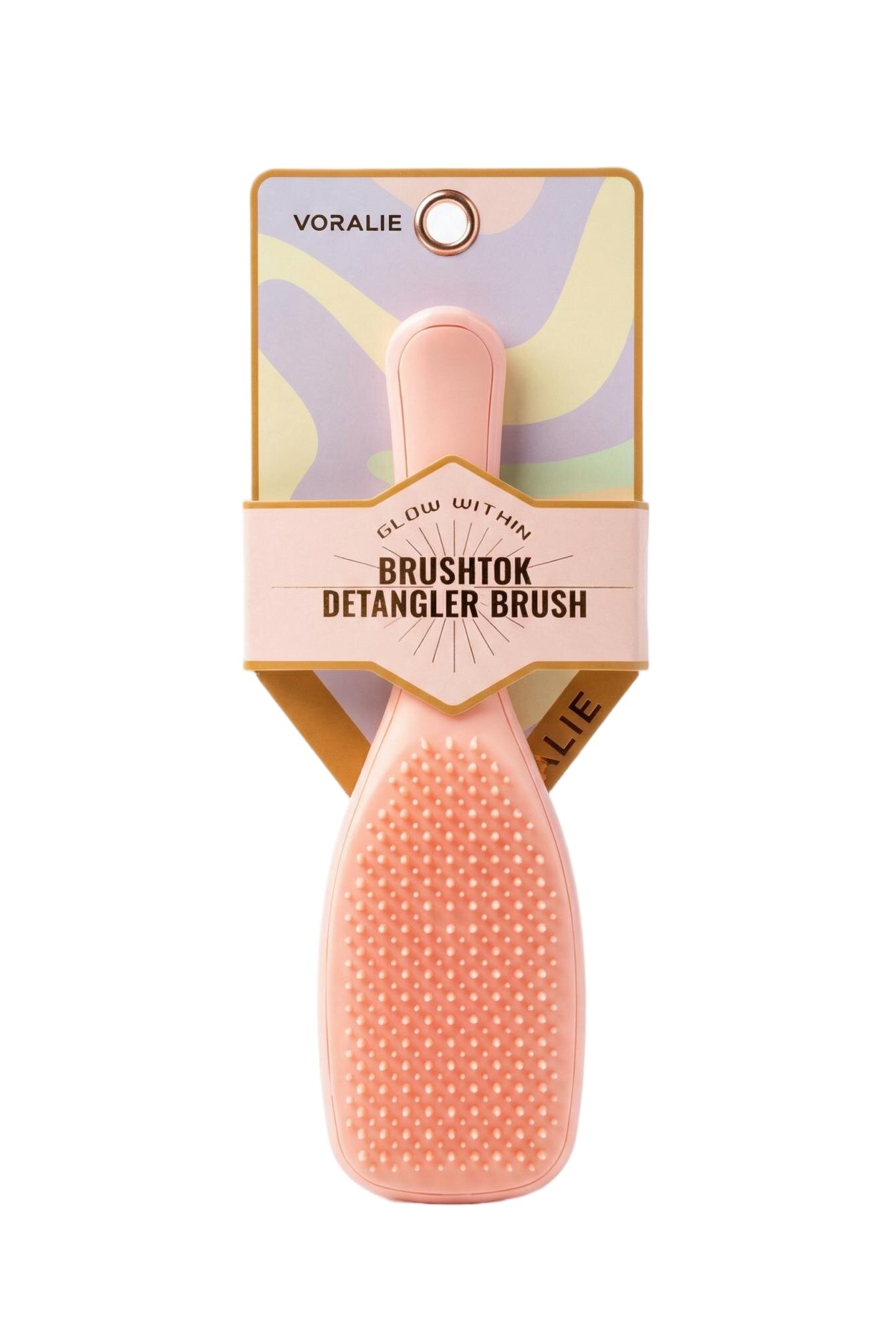 VR-05 BrushTok Detangler Brush (Pink)
