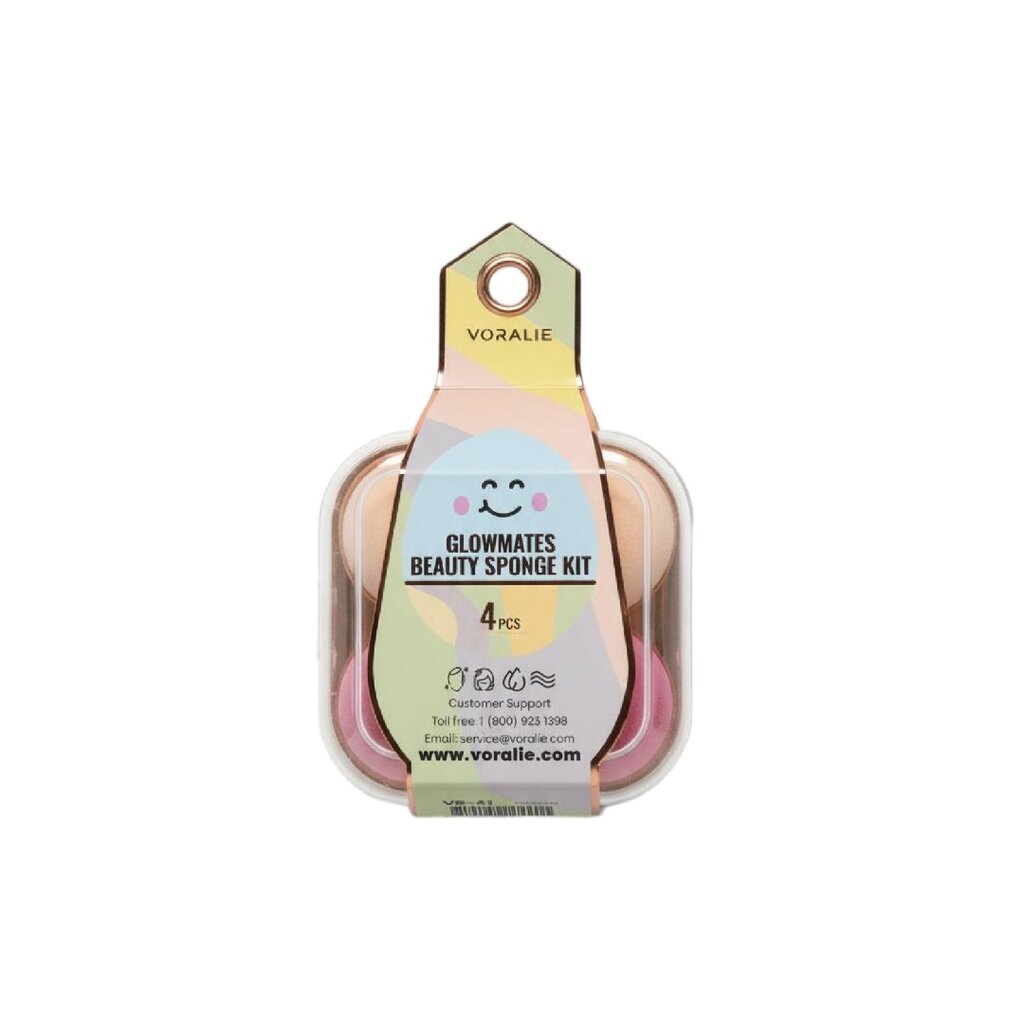 VR-41 GlowMates Beauty Sponge Kit (Pink)